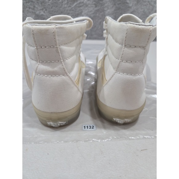 VANS‎ SK8-Hi Sz Men\'s 9 Womens 10.5 Old School White Sneakers 500714 main image 4